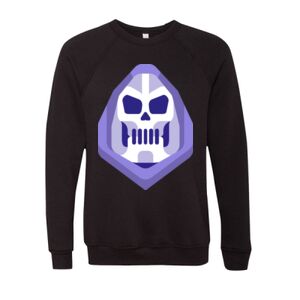 Unisex Sponge Fleece Raglan Crewneck Sweatshirt Thumbnail