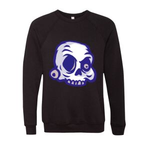 Unisex Sponge Fleece Raglan Crewneck Sweatshirt Thumbnail