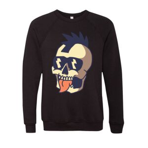 Unisex Sponge Fleece Raglan Crewneck Sweatshirt Thumbnail