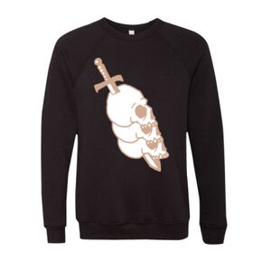 Unisex Sponge Fleece Raglan Crewneck Sweatshirt Thumbnail