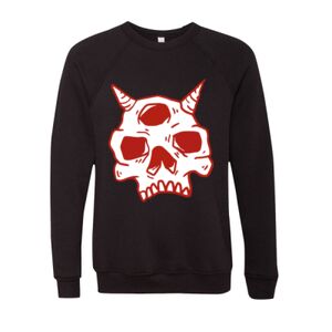 Unisex Sponge Fleece Raglan Crewneck Sweatshirt Thumbnail