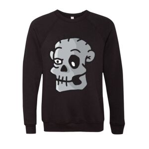 Unisex Sponge Fleece Raglan Crewneck Sweatshirt Thumbnail