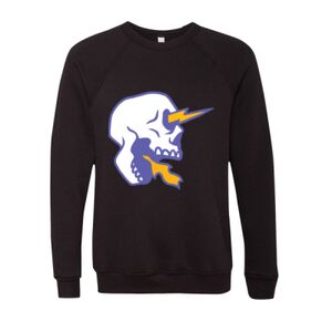 Unisex Sponge Fleece Raglan Crewneck Sweatshirt Thumbnail