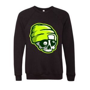 Unisex Sponge Fleece Raglan Crewneck Sweatshirt Thumbnail