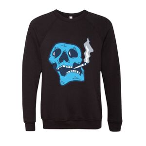 Unisex Sponge Fleece Raglan Crewneck Sweatshirt Thumbnail