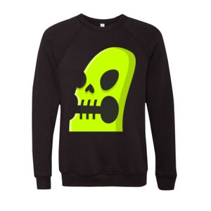 Unisex Sponge Fleece Raglan Crewneck Sweatshirt Thumbnail