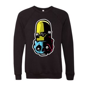 Unisex Sponge Fleece Raglan Crewneck Sweatshirt Thumbnail