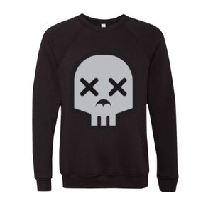 Unisex Sponge Fleece Raglan Crewneck Sweatshirt Thumbnail