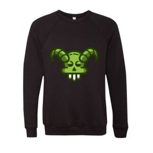 Unisex Sponge Fleece Raglan Crewneck Sweatshirt Thumbnail