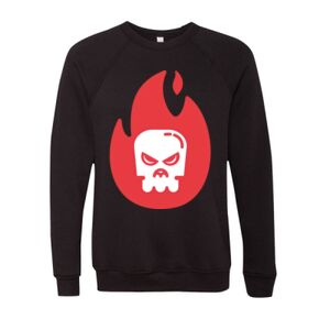 Unisex Sponge Fleece Raglan Crewneck Sweatshirt Thumbnail
