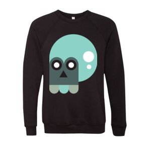 Unisex Sponge Fleece Raglan Crewneck Sweatshirt Thumbnail