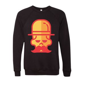 Unisex Sponge Fleece Raglan Crewneck Sweatshirt Thumbnail