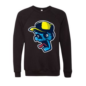 Unisex Sponge Fleece Raglan Crewneck Sweatshirt Thumbnail
