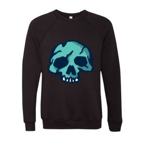 Unisex Sponge Fleece Raglan Crewneck Sweatshirt Thumbnail