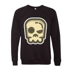 Unisex Sponge Fleece Raglan Crewneck Sweatshirt Thumbnail
