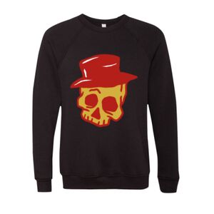 Unisex Sponge Fleece Raglan Crewneck Sweatshirt Thumbnail