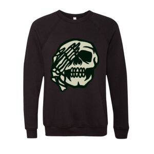 Unisex Sponge Fleece Raglan Crewneck Sweatshirt Thumbnail