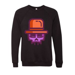 Unisex Sponge Fleece Raglan Crewneck Sweatshirt Thumbnail