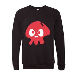 Unisex Sponge Fleece Raglan Crewneck Sweatshirt Thumbnail