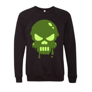 Unisex Sponge Fleece Raglan Crewneck Sweatshirt Thumbnail