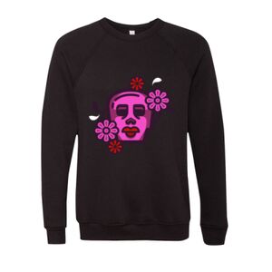 Unisex Sponge Fleece Raglan Crewneck Sweatshirt Thumbnail