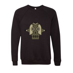 Unisex Sponge Fleece Raglan Crewneck Sweatshirt Thumbnail