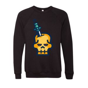 Unisex Sponge Fleece Raglan Crewneck Sweatshirt Thumbnail