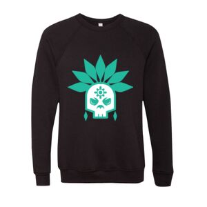 Unisex Sponge Fleece Raglan Crewneck Sweatshirt Thumbnail