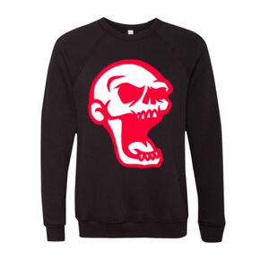 Unisex Sponge Fleece Raglan Crewneck Sweatshirt Thumbnail