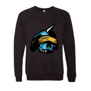 Unisex Sponge Fleece Raglan Crewneck Sweatshirt Thumbnail
