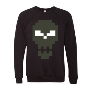 Unisex Sponge Fleece Raglan Crewneck Sweatshirt Thumbnail