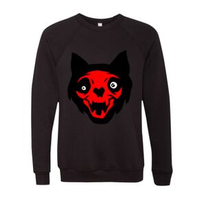 Unisex Sponge Fleece Raglan Crewneck Sweatshirt Thumbnail
