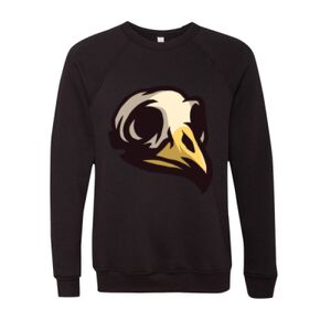 Unisex Sponge Fleece Raglan Crewneck Sweatshirt Thumbnail