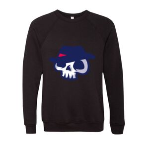 Unisex Sponge Fleece Raglan Crewneck Sweatshirt Thumbnail