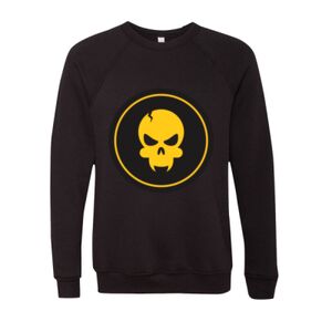 Unisex Sponge Fleece Raglan Crewneck Sweatshirt Thumbnail