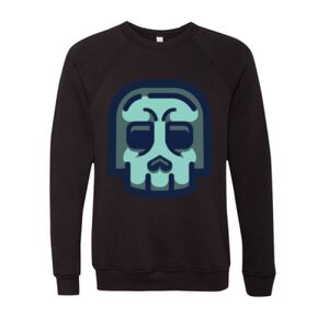 Unisex Sponge Fleece Raglan Crewneck Sweatshirt Thumbnail