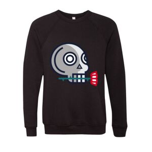 Unisex Sponge Fleece Raglan Crewneck Sweatshirt Thumbnail