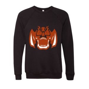 Unisex Sponge Fleece Raglan Crewneck Sweatshirt Thumbnail