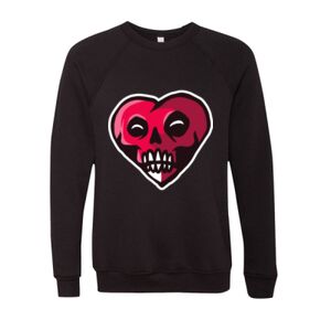 Unisex Sponge Fleece Raglan Crewneck Sweatshirt Thumbnail
