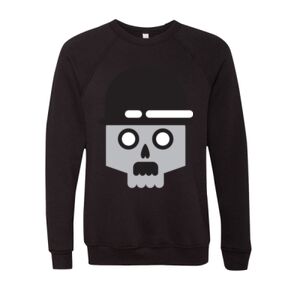 Unisex Sponge Fleece Raglan Crewneck Sweatshirt Thumbnail
