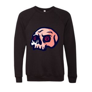 Unisex Sponge Fleece Raglan Crewneck Sweatshirt Thumbnail