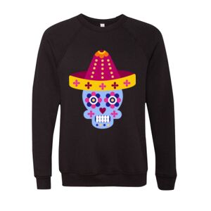 Unisex Sponge Fleece Raglan Crewneck Sweatshirt Thumbnail