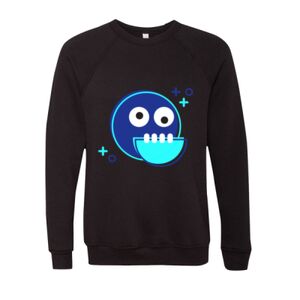 Unisex Sponge Fleece Raglan Crewneck Sweatshirt Thumbnail