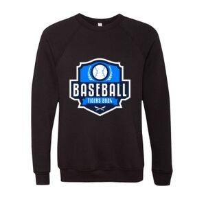 Unisex Sponge Fleece Raglan Crewneck Sweatshirt Thumbnail
