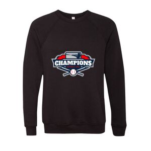 Unisex Sponge Fleece Raglan Crewneck Sweatshirt Thumbnail