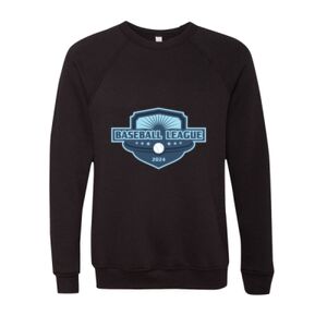 Unisex Sponge Fleece Raglan Crewneck Sweatshirt Thumbnail