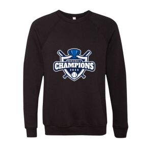 Unisex Sponge Fleece Raglan Crewneck Sweatshirt Thumbnail