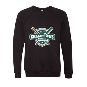 Unisex Sponge Fleece Raglan Crewneck Sweatshirt Thumbnail