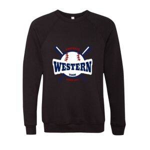 Unisex Sponge Fleece Raglan Crewneck Sweatshirt Thumbnail
