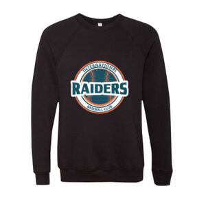 Unisex Sponge Fleece Raglan Crewneck Sweatshirt Thumbnail